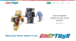 Desktop Screenshot of endertoys.com