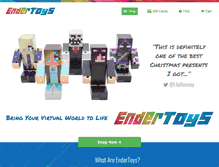 Tablet Screenshot of endertoys.com